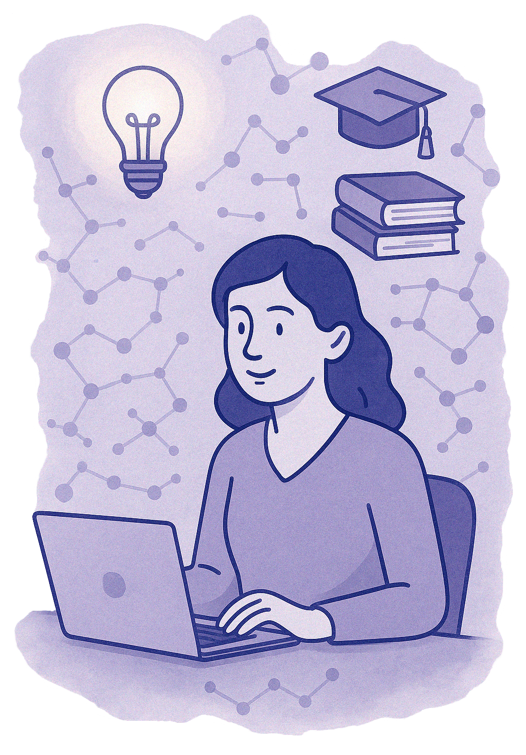 Illustration representing continuous learning and care continuity